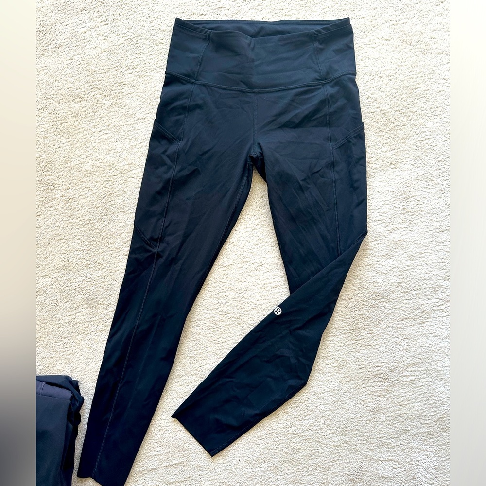 Lot of 4 lululemon 25 and 27 in crops- only want to sell as lot together!